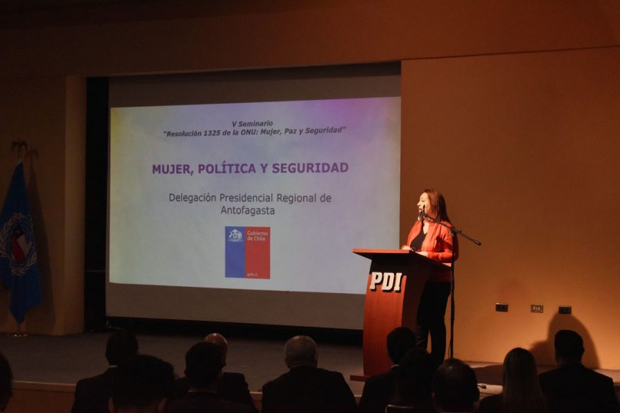 Delegada Presidencial Karen Behrens expuso en la inauguración del Quinto Seminario “Mujer, Paz y Seguridad”