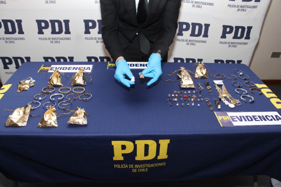 PDI incauta más de 14 millones en joyas falsificadas
