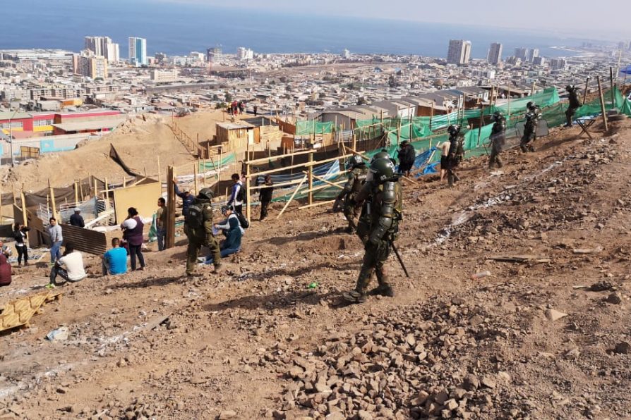 DPR y BB.NN. desalojan toma incipiente en Cerro El Ancla