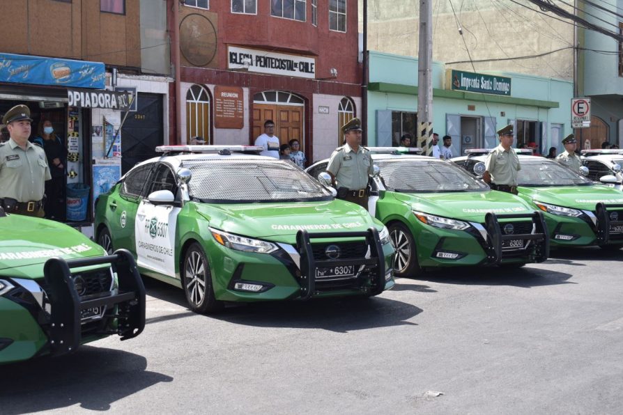 Entrega de nuevos vehículos policiales a Carabineros para reforzar la seguridad en la región