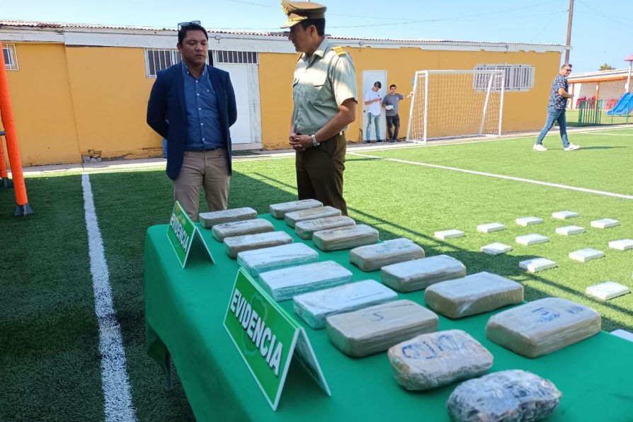 Más de 100 kilos de droga incautada y una banda desarticulada dejó nuevo operativo de Carabineros