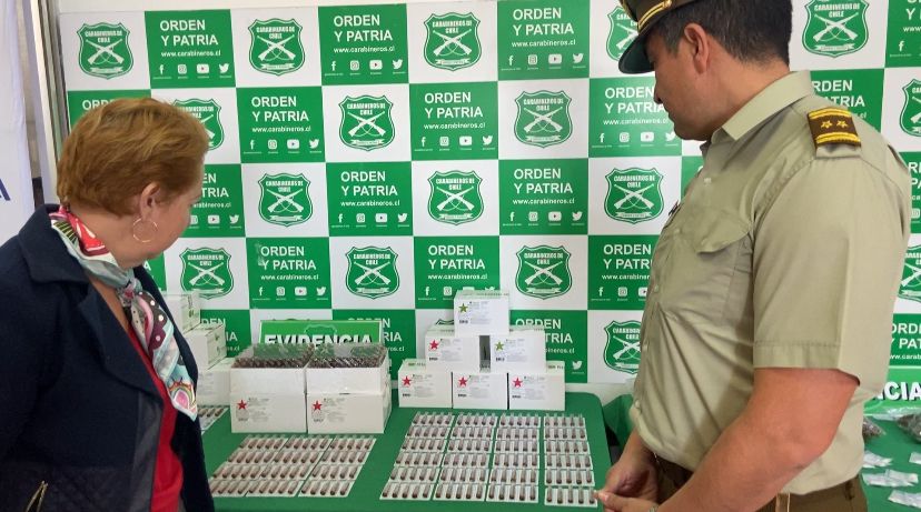 Casi 4 litros de fentanilo, “la droga zombie”, incauta Carabineros del OS7 de Antofagasta