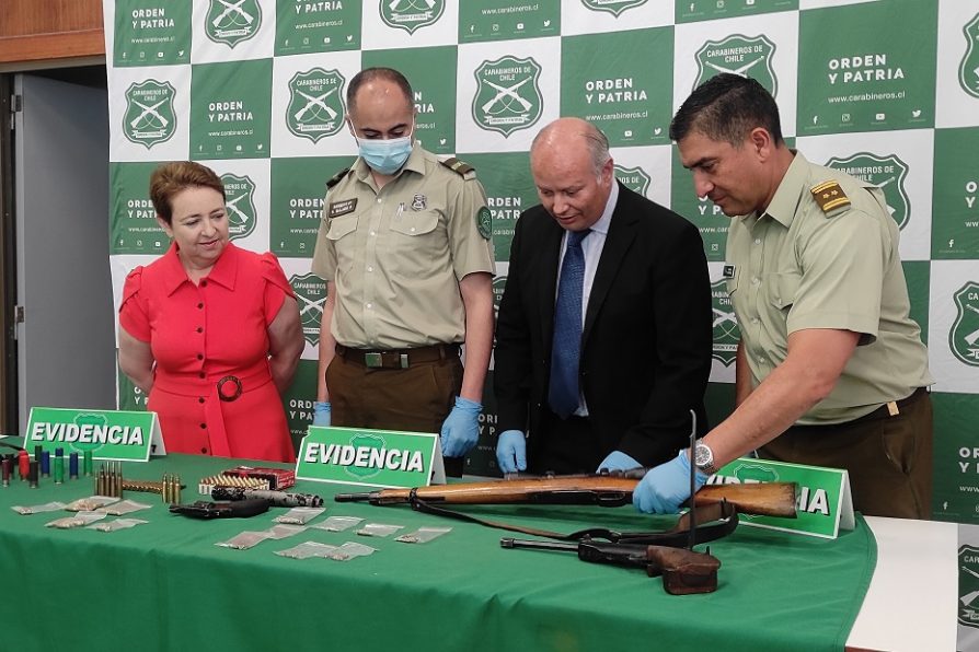 Fiscalización evidencia narcotráfico, tráfico de armas y explosivos como parte del crimen organizado en Antofagasta