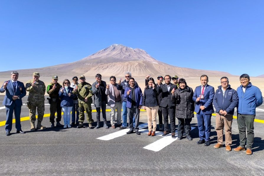 MOP inaugura cuatro puntos de posada para helicópteros en sectores fronterizos de la región de Antofagasta