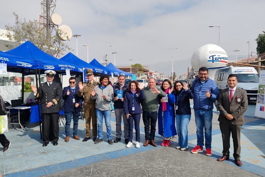Exitosa feria de servicios de Gobierno en Terreno en Mejillones: se prestaron más de 250 atenciones al público