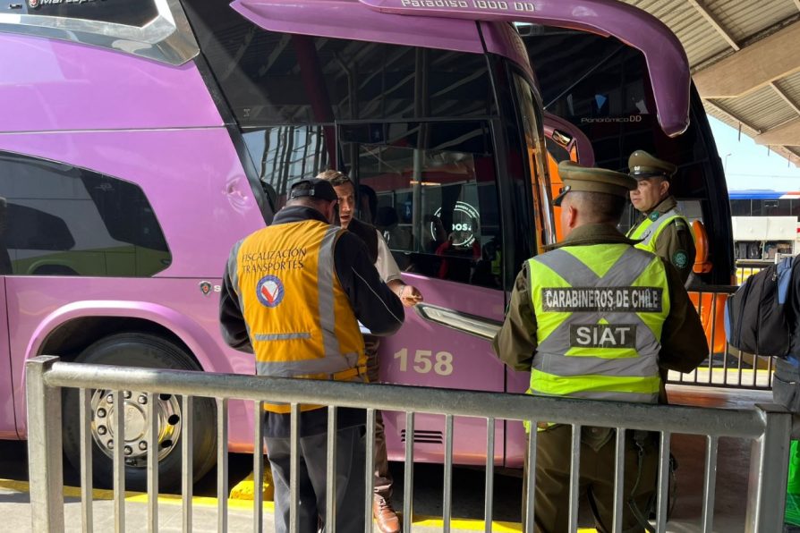Ante viajes por Fiestas Patrias, refuerzan fiscalizaciones en Terminal de Buses de Antofagasta