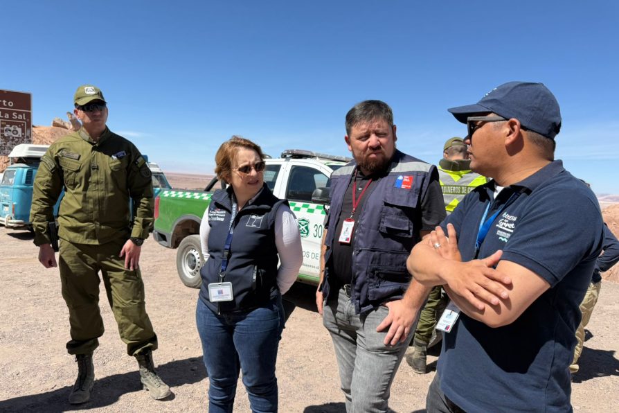 Gobierno realiza fiscalización de carretera y el funcionamiento de ramadas en la provincia El Loa