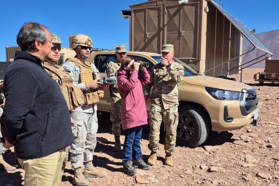 Delegada Regional de Antofagasta y Delegado Provincial de El Loa visitaron trabajos del plan Escudo Fronterizo